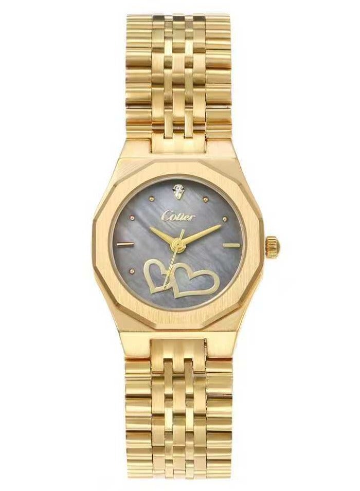 Women's watch with stainless steel bracelet